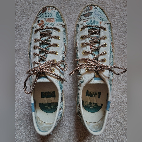 Keds x Jungalow Triple Kick Rainforest Platform Sneaker 8.5 - Picture 7 of 10